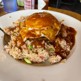 BYO Loco Moco with Fried Rice