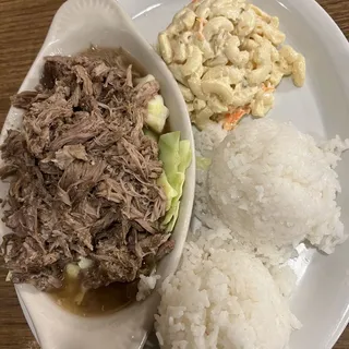 Kalua Pig and Cabbage Combo Plate