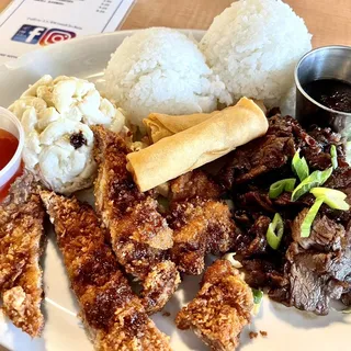 Kalbi Beef Combo Plate