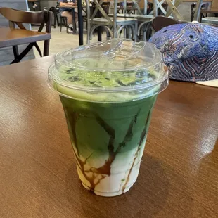 Brown Sugar Matcha Latte