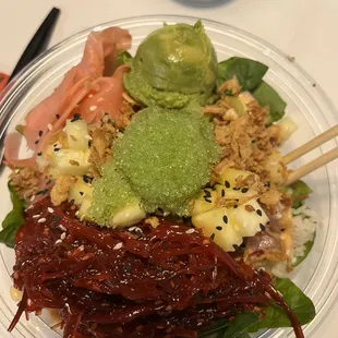 a plate of food