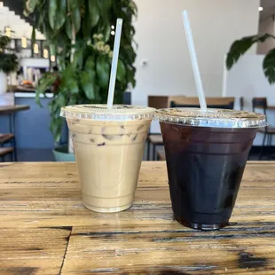 Lavender Oat Milk latte &amp; Cold Brew
