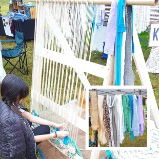 2018 Color Me Kona. Community weaving.