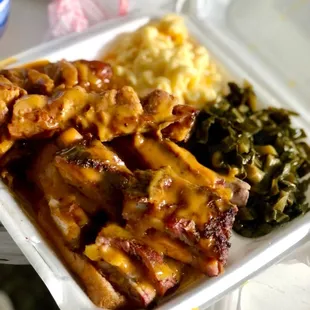 Chicken and Rib Platter