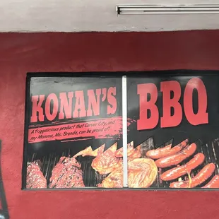 Outside of the restaurant