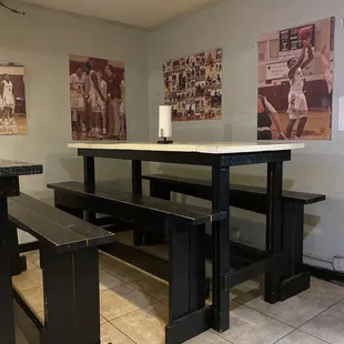 One of the Indoor dining (seating) areas