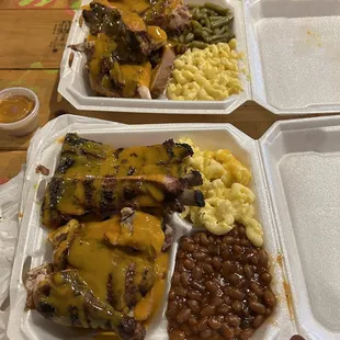 All the meats and sides!