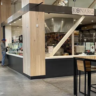 the interior of a restaurant