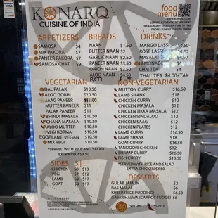 Menu (surviving Bidenomics)