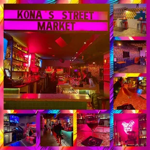 Montage of images from Kona's Street Market