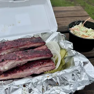bbq ribs, ribs, food