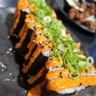 Spam Musubi (my fav!) fire