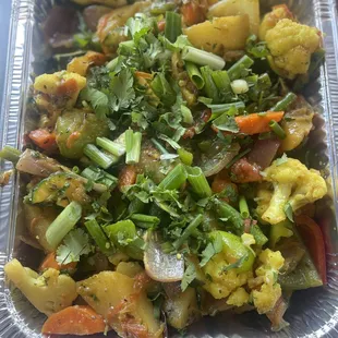 Veggie kadhi