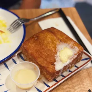 西多士配花生醬 Peanut Butter French Toast w Condensed Milk