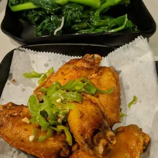 Steamed Vegetables with Oyster Sauce