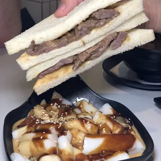 6. Satay Beef Sandwich