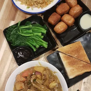 1. Curry Beef Brisket Over Rice