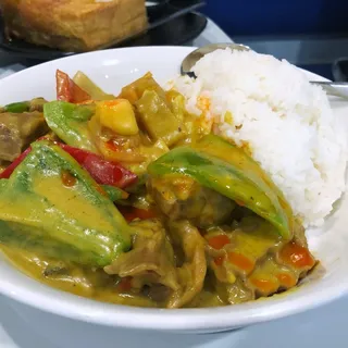 5. Curry Beef Over Rice