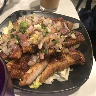 Pork Chops with Lemongrass over Rice