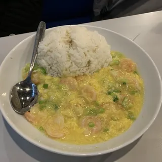 Tomato with Egg over Rice