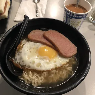 3. Spam and Egg Noodle Soup