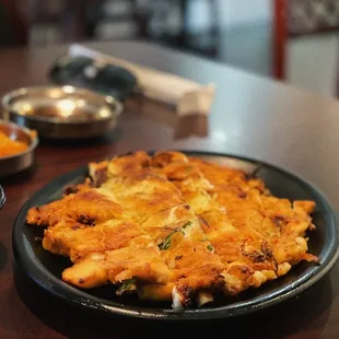 1. Seafood Green Onion Pancake  @lesminaddio
