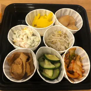 Banchan with takeout