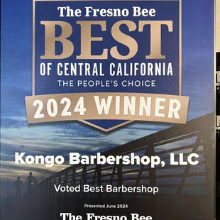 Kongo Barbershop voted Best barbershop