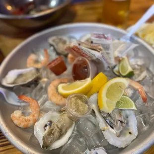 Fresh Oyster and Shrimp