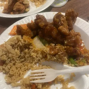 chicken wings and fried chicken, food