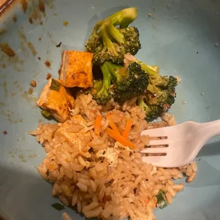 Ma Po Tofu Dinner Combo, garlic Broccoli with Garlic Sauce Dinner Combo