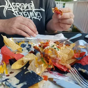Nachos were great but missing the beans. Oh well.