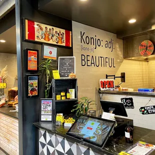 Order at the counter