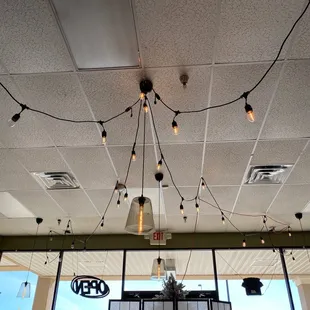 Ceiling lights!