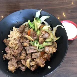 Rib Eye Rice Bowl