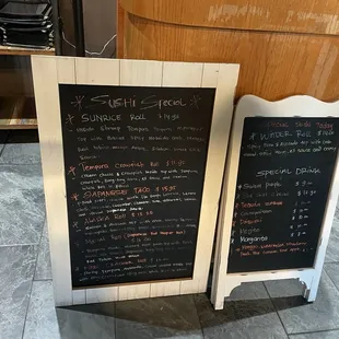 Special menu
