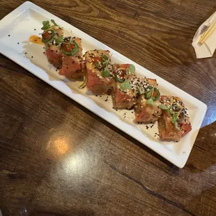 Spicy tuna crispy rice