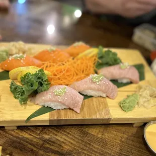 Otoro (fatty tuna) nigiri style- worth the price!