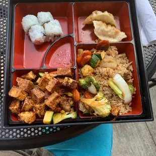 Tofu Bento Box - 4/5 stars overall.