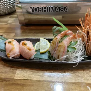 a plate of food on a table