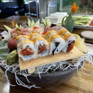 food, sushi and sashimi, sushi, sashimi