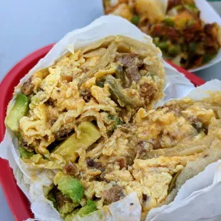 #5 Egg burrito