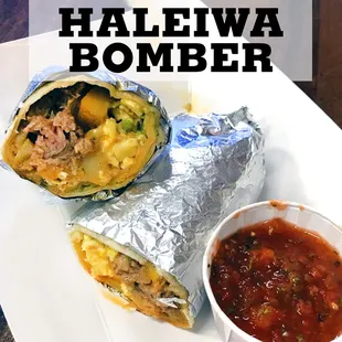 HALEIWA bomber
A whole lotta 12-Hour Slow Roasted Pulled Kalua Pork