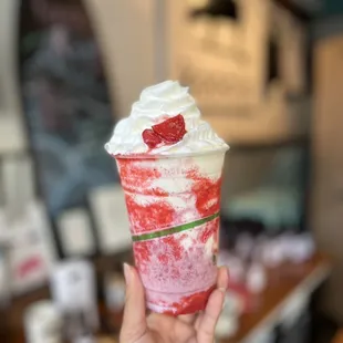 Lava Flow Milkshake