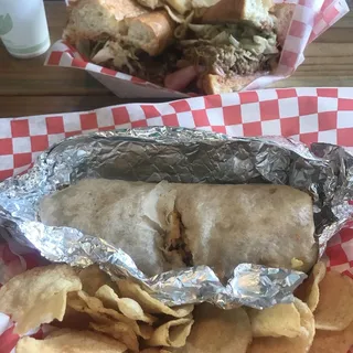 BBQ Pork Bomber Wrap