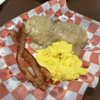 Biscuits and Gravy Plate