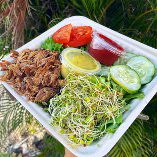 Pig on grass  IG: @fooddeclassified