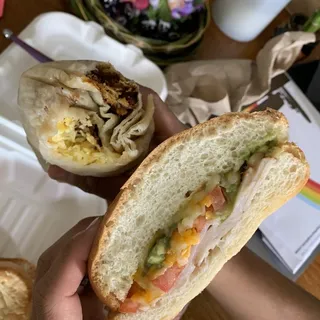 Turkey Avocado Melt Sandwich