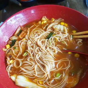 Spicy shoyu Ramen with pork belly