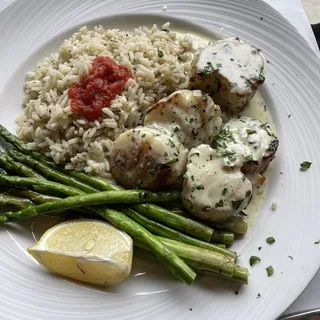 Santorini Scallops Plate